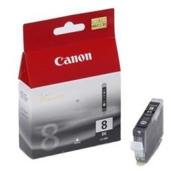 CARTOUCHE JET D'ENCRE ORIGINAL CANON CLI8 NOIR 13ML