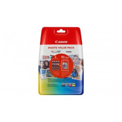 PACK 4 COULEURS JET D'ENCRE ORIGINAL CANON CLI526 - 4540B017