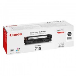 TONER LASER ORIGINAL CANON CRG718BK 2662B002 NOIR 3400 PAGES