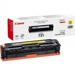 TONER LASER ORIGINAL CANON CRG731 / EP731 / 6269B002 JAUNE 1500 PAGES