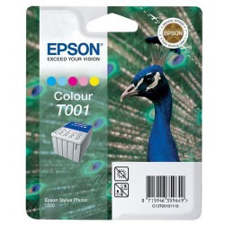 CARTOUCHE JET D'ENCRE ORIGINAL EPSON T001 COULEUR 66ML