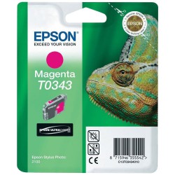 CARTOUCHE JET D'ENCRE ORIGINAL EPSON T0343 MAGENTA 17ML