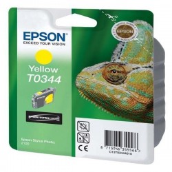 CARTOUCHE JET D'ENCRE ORIGINAL EPSON T0344 JAUNE 17ML