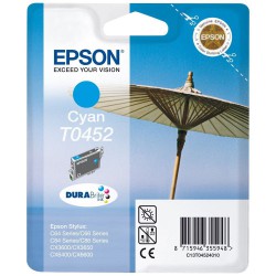 CARTOUCHE JET D'ENCRE ORIGINAL EPSON T0452 CYAN 8ML