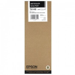 CARTOUCHE JET D'ENCRE ORIGINAL EPSON T6148 NOIR MAT 220ML