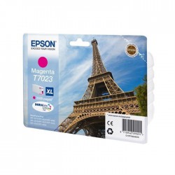 CARTOUCHE JET D'ENCRE ORIGINAL EPSON T7023 MAGENTA XL 2000 PAGES