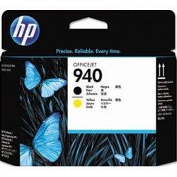 TETE D'IMPRESSION ORIGINAL HP C4900 NOIR ET JAUNE N°940