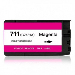 CARTOUCHE JET D'ENCRE GENERIQUE HP CZ131 MAGENTA 29ML N°711