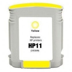 CARTOUCHE JET D'ENCRE GENERIQUE HP C4838 JAUNE 28ML N°11