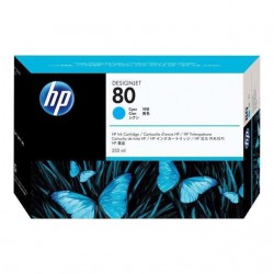 CARTOUCHE JET D'ENCRE ORIGINAL HP C4872A CYAN 175ML N°80