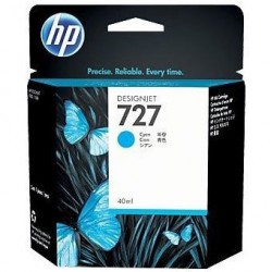 CARTOUCHE JET D'ENCRE ORIGINAL HP B3P19A CYAN 130ML N°727