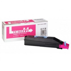 TONER LASER ORIGINAL KYOCERA TASKALFA TK865 / MAGENTA 12000 PAGES