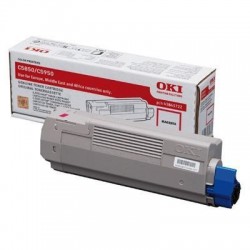 TONER LASER ORIGINAL OKI C5850/C5950 - 43865722 MAGENTA 6000 PAGES