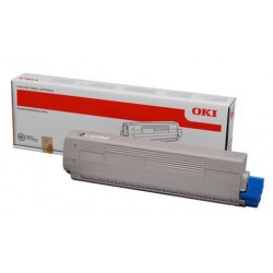 TONER LASER ORIGINAL OKI C822 - 44844616 NOIR 8000 PAGES