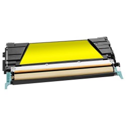 TONER LASER PREMIUM LEXMARK C746 / C746A1YG JAUNE 7000 PAGES