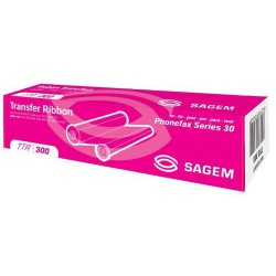 RUBAN ORIGINAL SAGEM TTR300 NOIR 30/37 BOITE ROSE