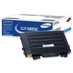 TONER LASER ORIGINAL SAMSUNG CLP500 CYAN 5000 PAGES