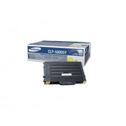 TONER LASER ORIGINAL SAMSUNG CLP500 JAUNE 5000 PAGES