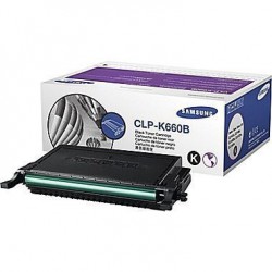 TONER LASER ORIGINAL SAMSUNG CLP-K660B NOIR 5500 PAGES