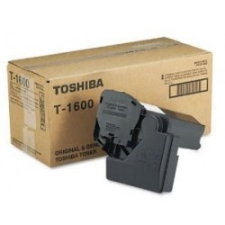 LOT DE 2 TONERS ORIGINAL TOSHIBA T1600E / T2500 NOIR 15000 PAGES