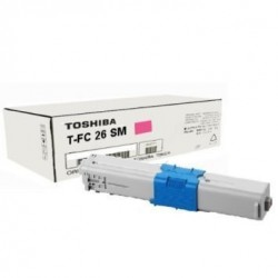 TONER PHOTOCOPIEUR ORIGINAL TOSHIBA TFC26 MAGENTA