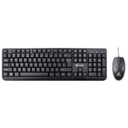 Cromad Pack Clavier + Souris USB 1000dpi 3 Boutons