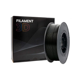 Filament PLA 3D - Diamètre 1.75mm - Bobine 1kg - Couleur Noir
