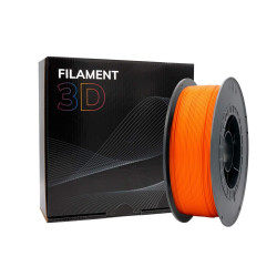 Filament PLA 3D - Diamètre 1.75mm - Bobine 1kg - Couleur Orange