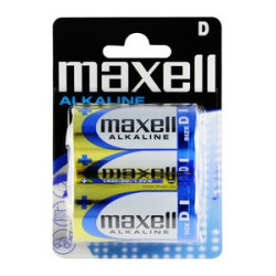 Maxell Lot de 2 piles alcalines LR20 D