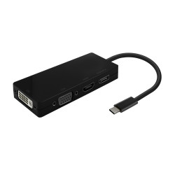 Convertisseur USB-C vers DP/DVI/HDMI/VGA - USB-C/M-DP/H-DVI/H-HDMI/H-