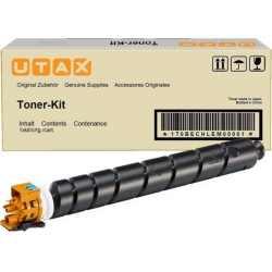 TONER ORIGINAL TRIUMPH ADLER CK-8512 / 1T02RLATA0 JAUNE 15000 PAGES