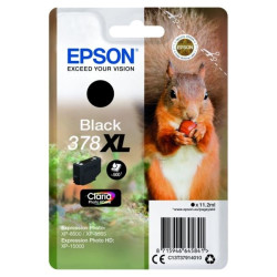CARTOUCHE ORIGINAL EPSON T3791 / 378XL NOIR 500 PAGES