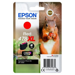 CARTOUCHE ORIGINAL EPSON T04F5 / 478XL ROUGE 200 PAGES