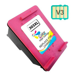 CARTOUCHE JET D'ENCRE GENERIQUE HP T6N03AE COULEUR 600 PAGES N°303XL