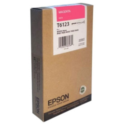 CARTOUCHE JET D'ENCRE ORIGINAL EPSON T6123 MAGENTA 220ML