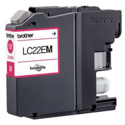 CARTOUCHE JET D'ENCRE ORIGINAL BROTHER LC22EM MAGENTA 1200 PAGES