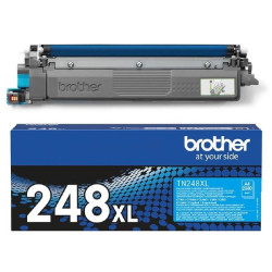 TONER LASER ORIGINAL BROTHER TN248XLC CYAN 2300 PAGES