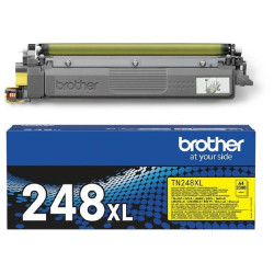 TONER LASER ORIGINAL BROTHER TN248XLY JAUNE 2300 PAGES