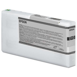 CARTOUCHE ORIGINAL EPSON C13T55W800 / T55W8 MATT NOIRE 200ML
