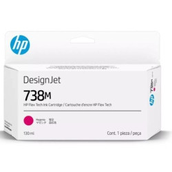 CARTOUCHE JET D'ENCRE ORIGINAL HP 738M DNJ / A24VNA MAGENTA 130ML