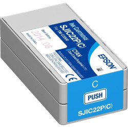 CARTOUCHE JET D'ENCRE ORIGINAL EPSON S020602 / SJIC22 CYAN 32.5ML