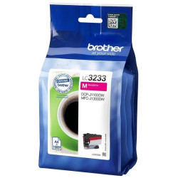 CARTOUCHE JET D'ENCRE ORIGINAL BROTHER LC3233 MAGENTA 1500 PAGES