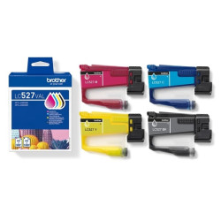 PACK DE 4 CARTOUCHES ORIGINAL BROTHER LC527 / BK-C-M-Y
