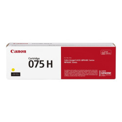 TONER LASER ORIGINAL CANON CRG075HY / 6366C002 JAUNE 2500 PAGES