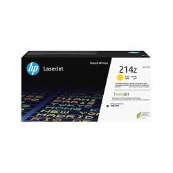 TONER LASER ORIGINAL HP 214Z / W2142Z JAUNE 26000 PAGES