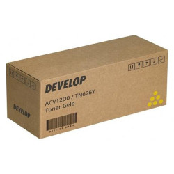 TONER LASER ORIGINAL KONICA TN626/ ACV1250/ ACV12D0 JAUNE 28000 PAGES