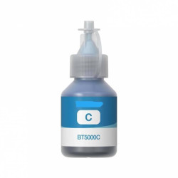 BOUTEILLE GENERIQUE BROTHER BTD60C / BT5000 CYAN 5000 PAGES