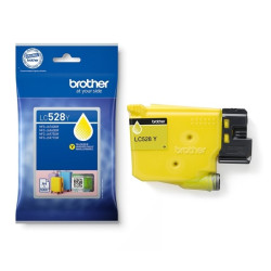 CARTOUCHE JET D'ENCRE ORIGINAL BROTHER LC528Y JAUNE 5000 PAGES