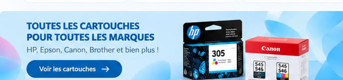 Toutes les cartouches pour toutes les marques